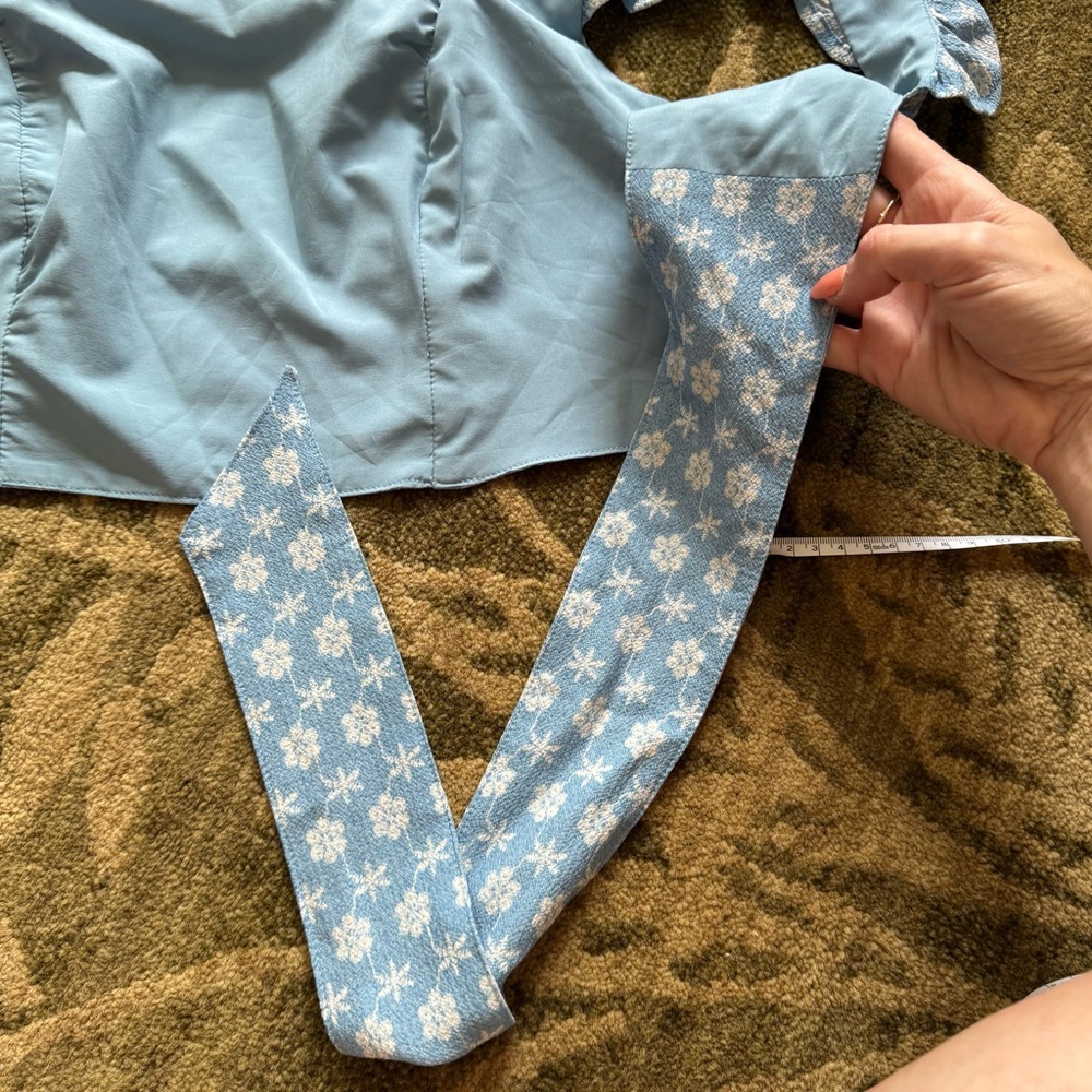 BCBGeneration Light Blue Floral Smocked Set - Picture 15 of 16
